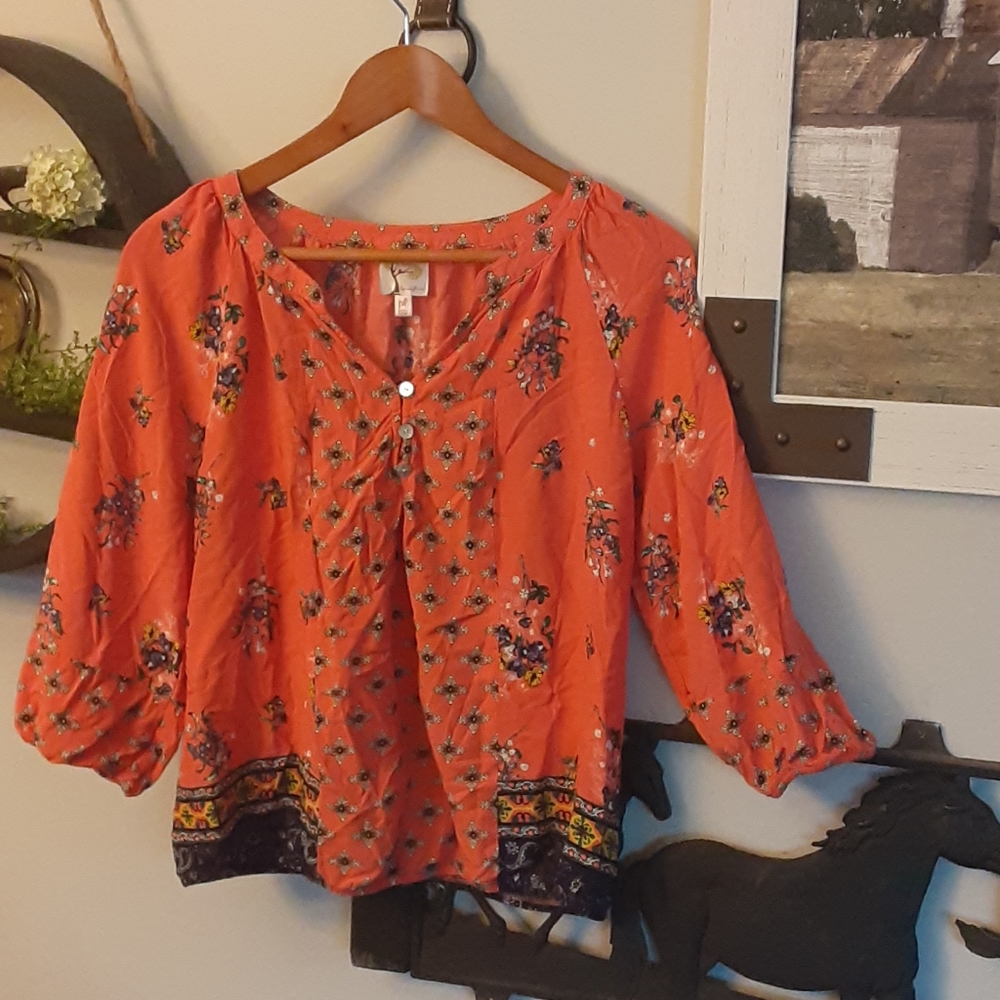 Flowy fall blouse